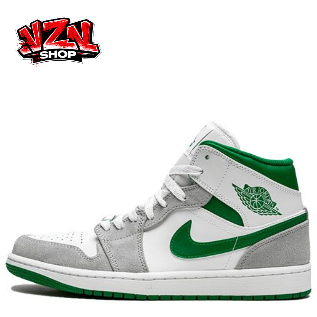 Air Jordan 1- Mid Grey Green