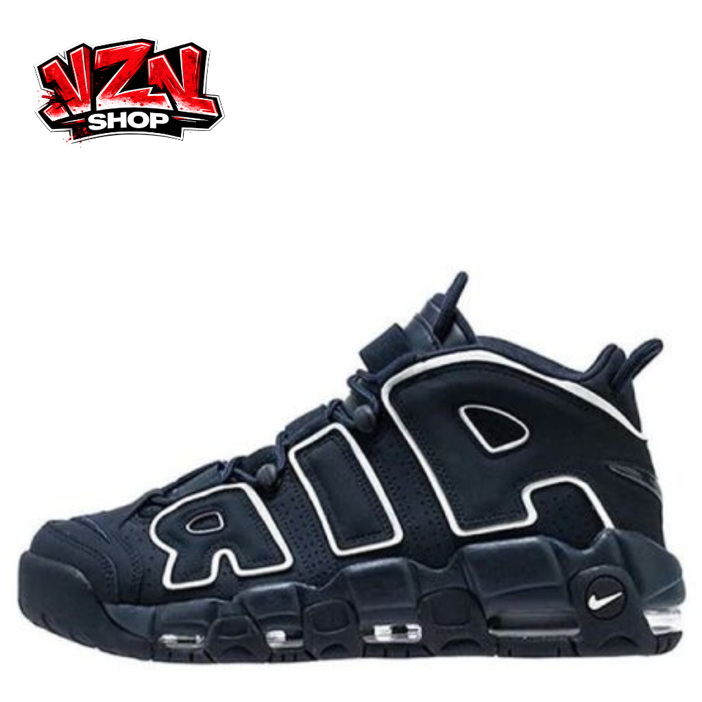 Air More Uptempo “Obsidian White Outline”