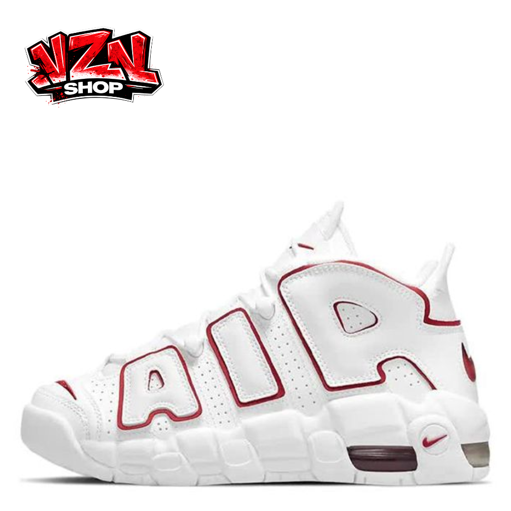 Air More Uptempo “White Red Outline”