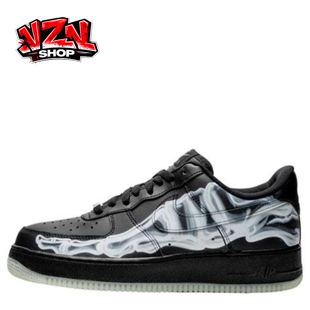 Air Force 1 Skeleton Black