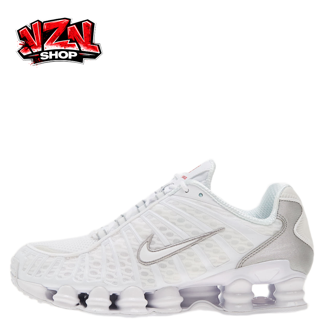 Shox TL White Metallic Silver