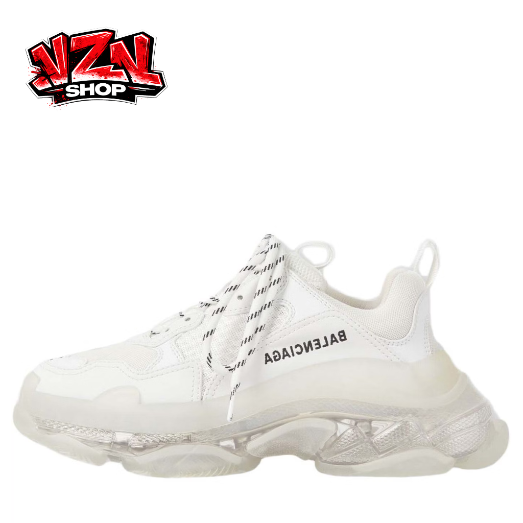 Balenciaga Triple S- Clear Sole White