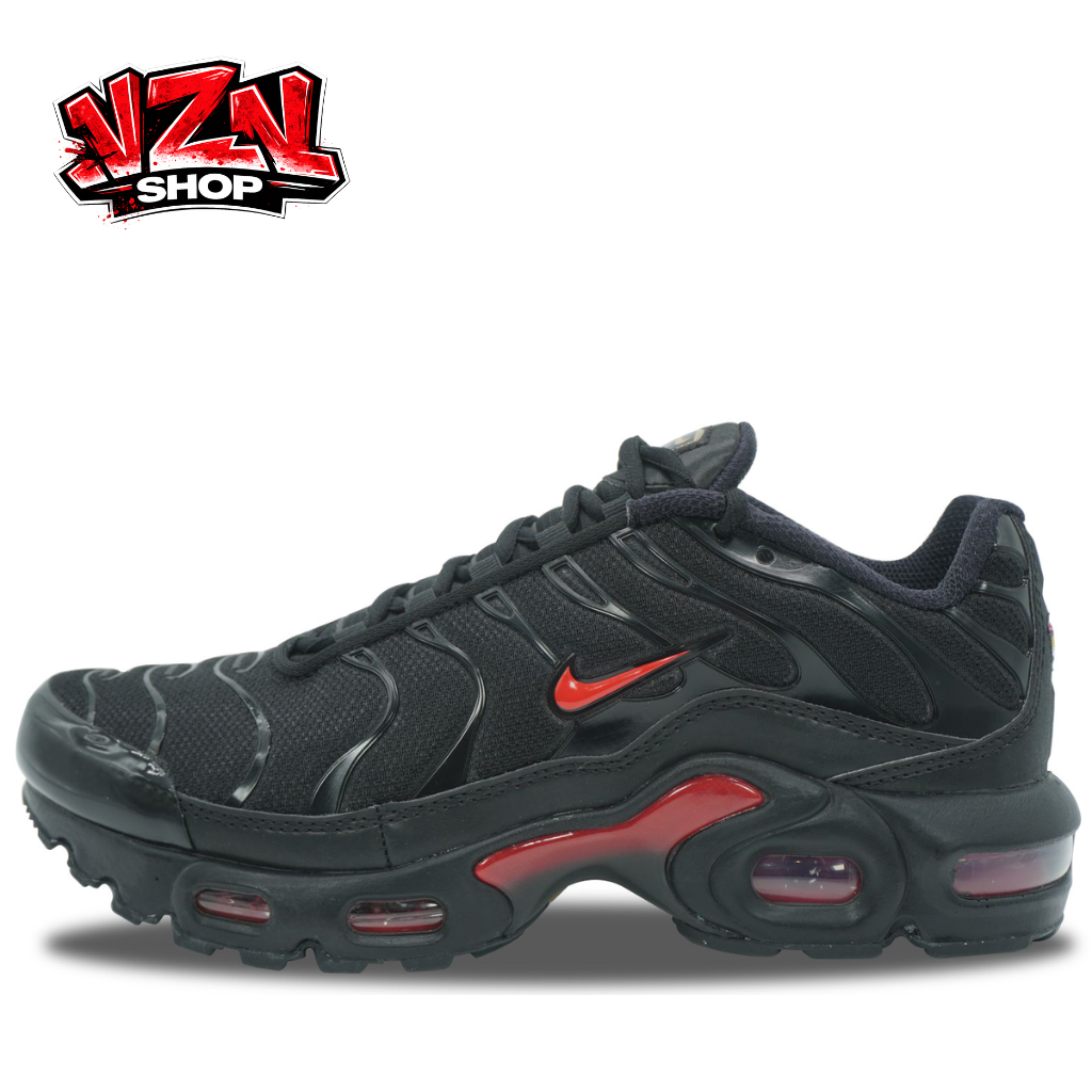 Nike TN- Black and University Red