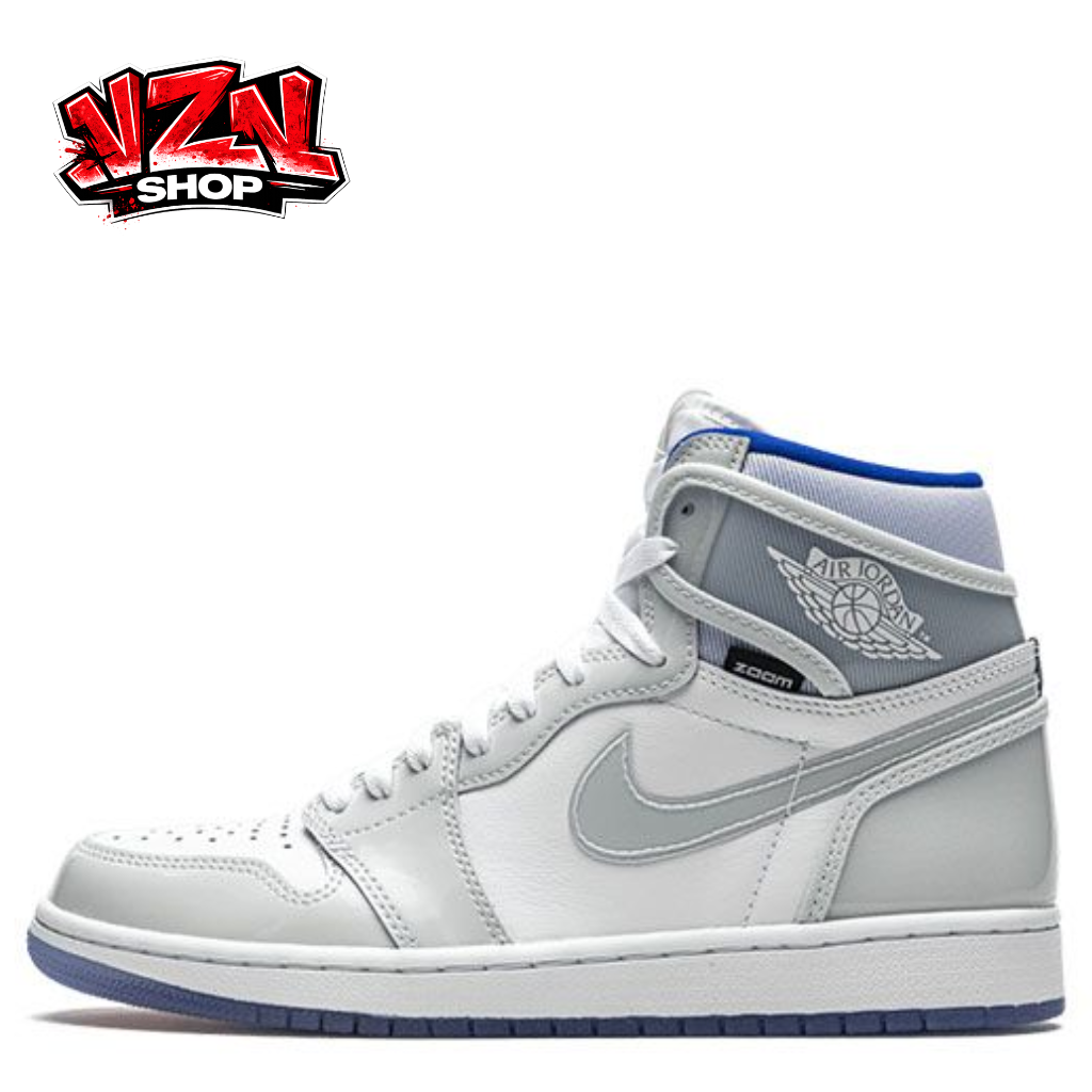 Air Jordan 1- Zoom White Racer Blue