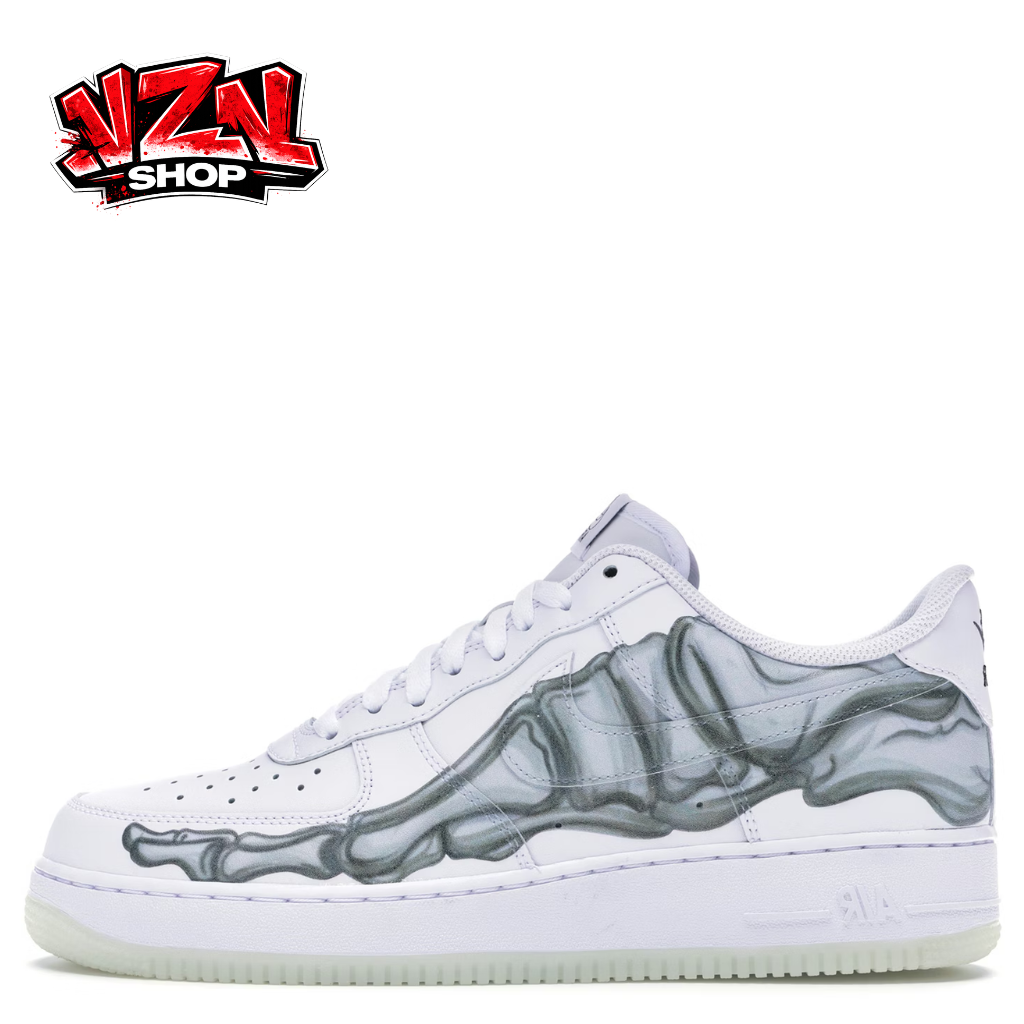 Air Force 1 Skeleton White