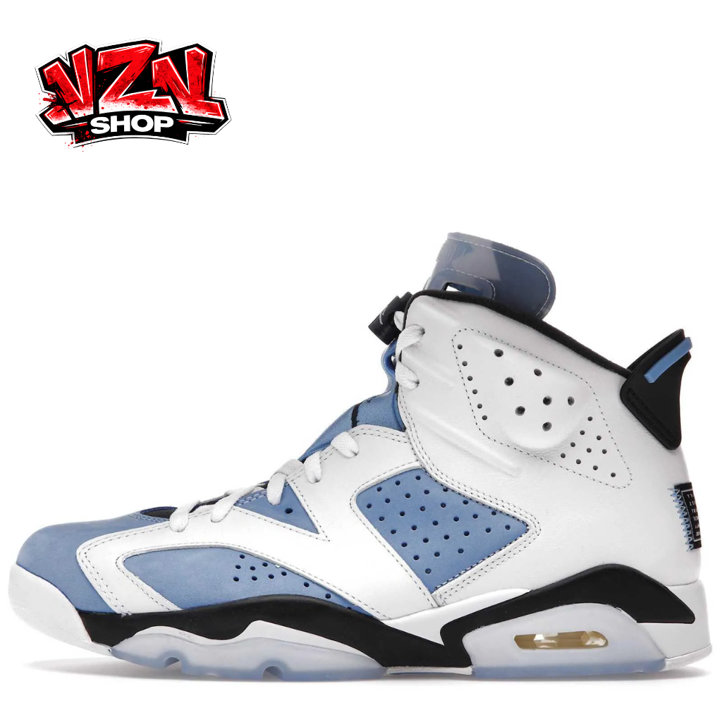 Air Jordan 6- UNC white