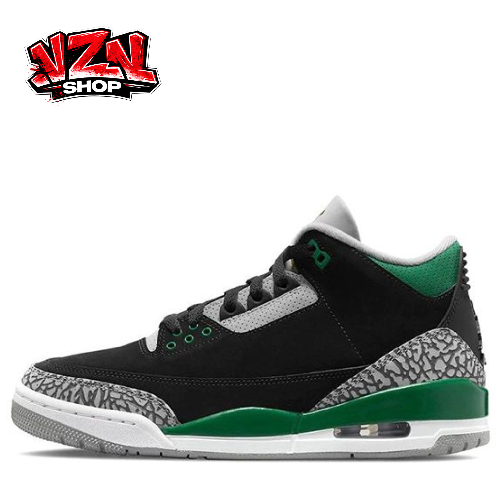 Air Jordan 3- Pine Green