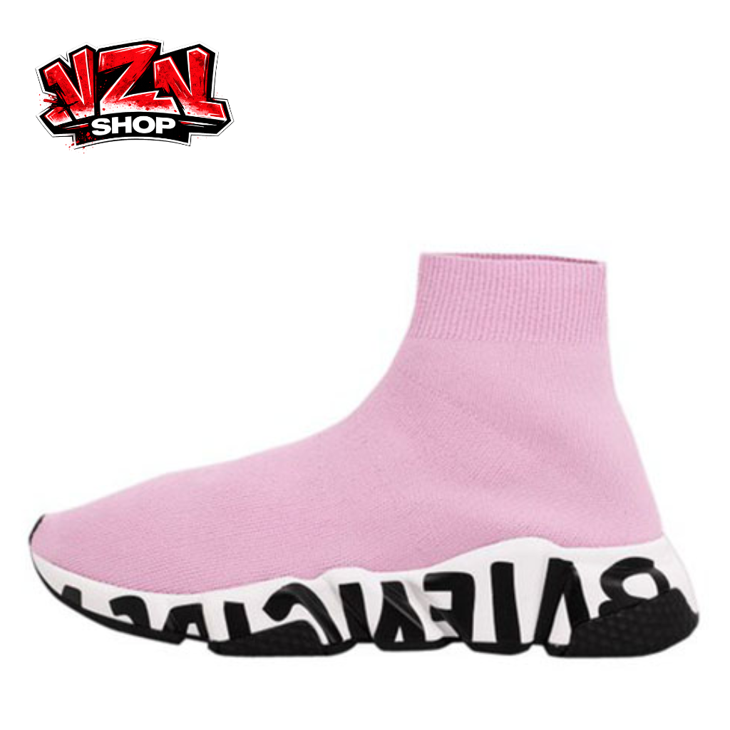 Balenciaga Speed Trainer “Pink/Black Logo Sole”