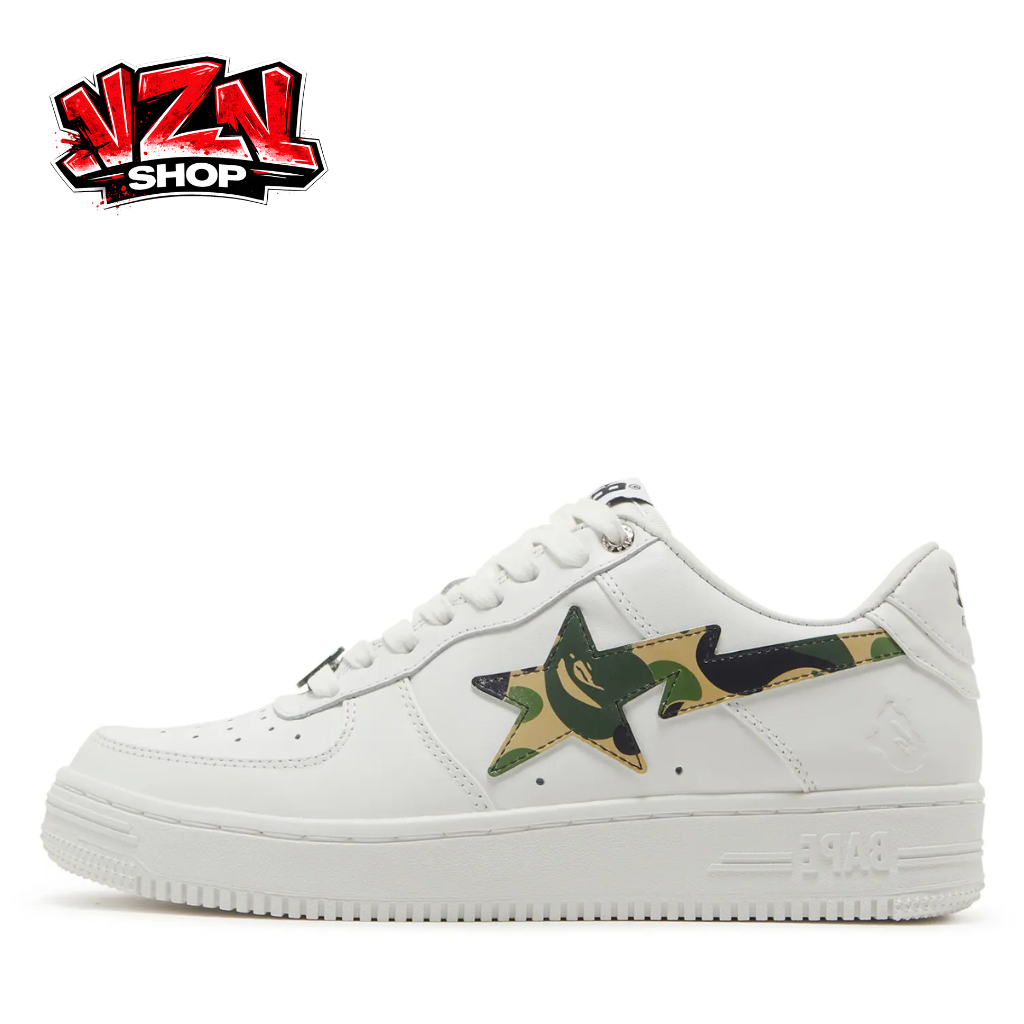 BAPE STA “White Camo Star”