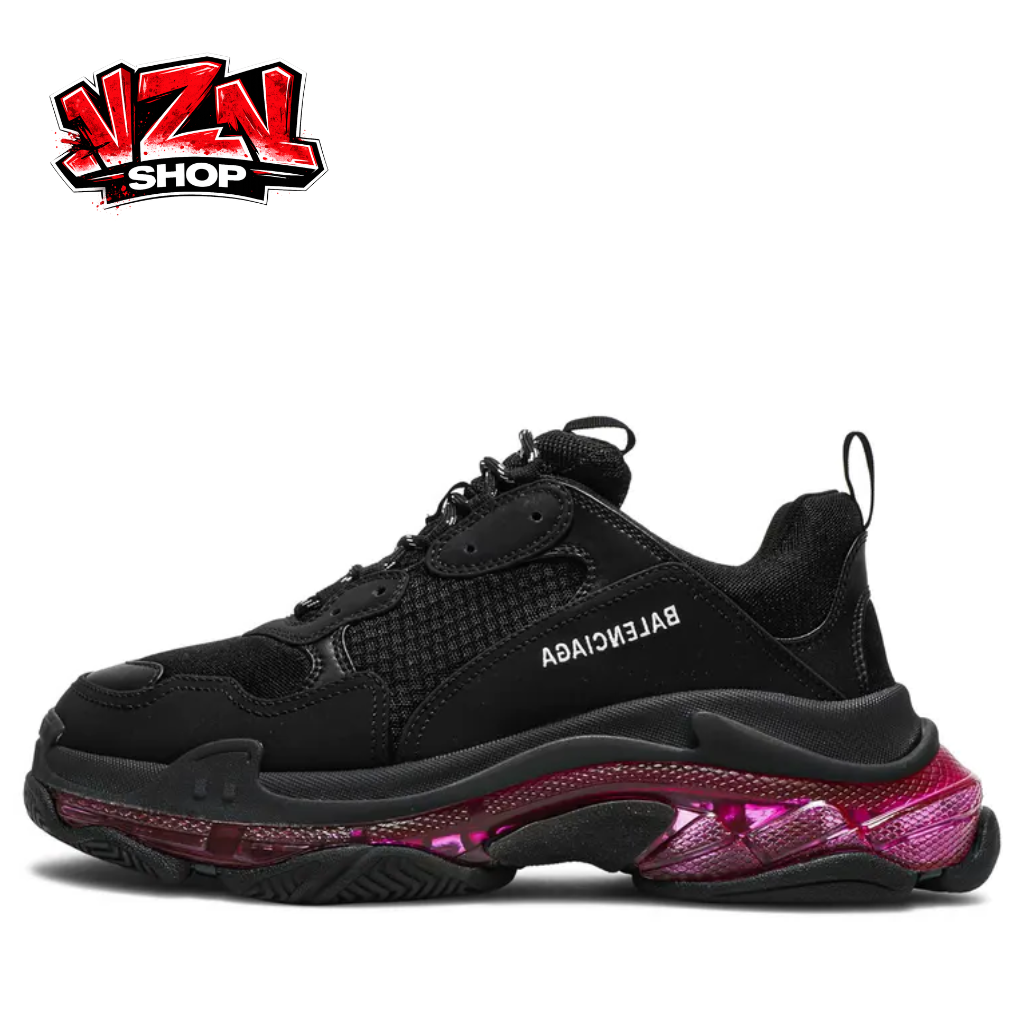 Balenciaga Triple S- Black Pink Neon