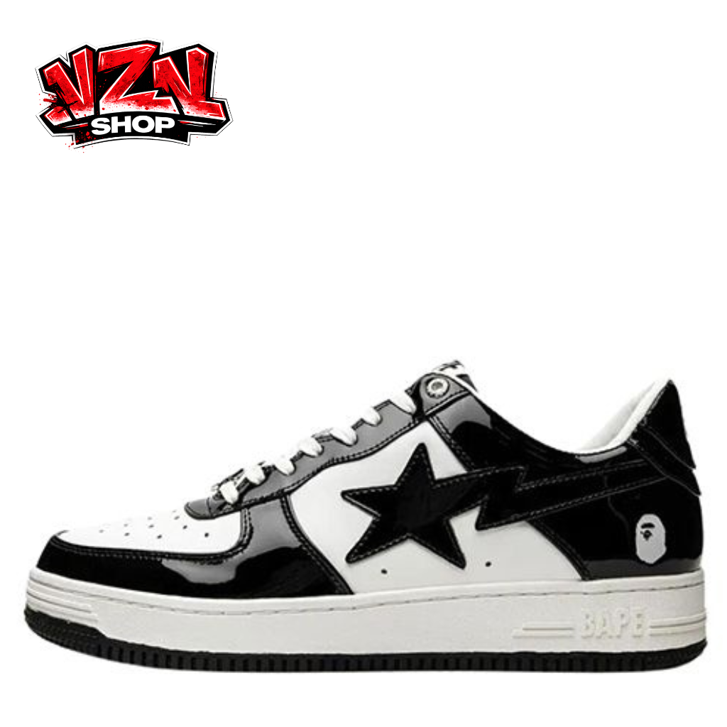 BAPE STA “Black White Patent”